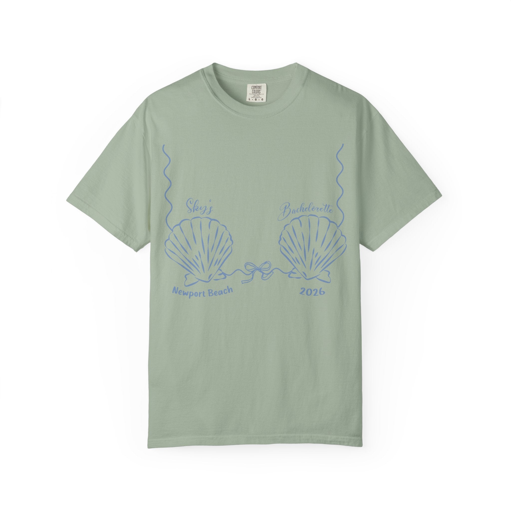 Seashell Graphic T-Shirt, Newport Beach 2026 Coastal Tee