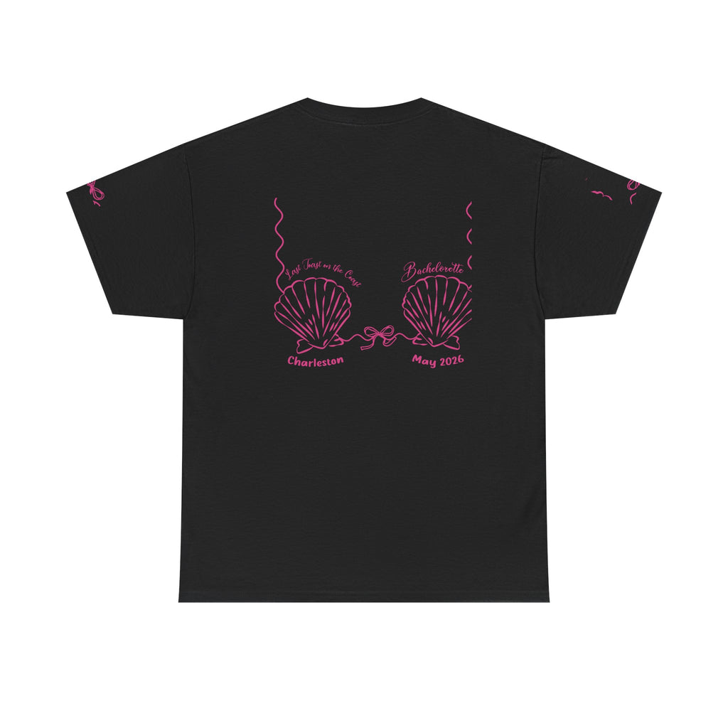 Shell Bra Graphic Tee, Charleston Bachelorette T-Shirt