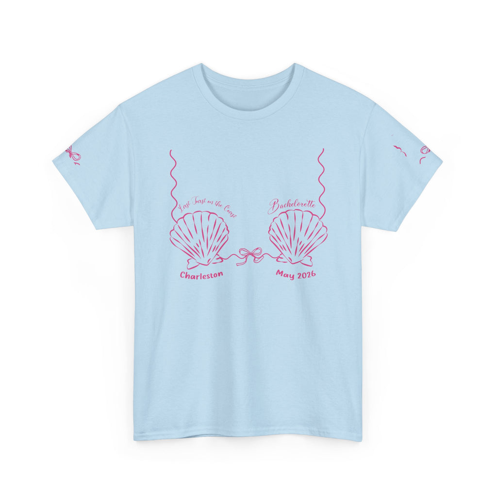 Shell Bra Graphic Tee, Charleston Bachelorette T-Shirt