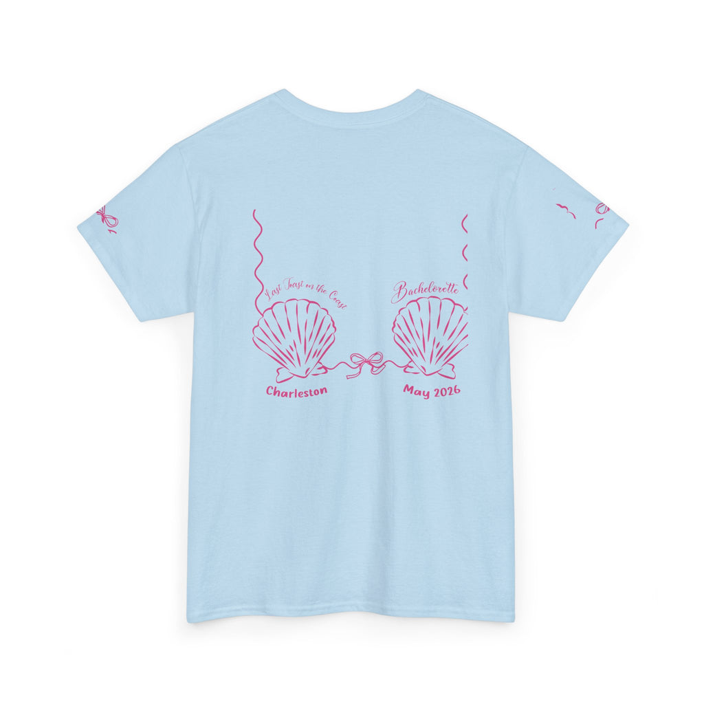 Shell Bra Graphic Tee, Charleston Bachelorette T-Shirt