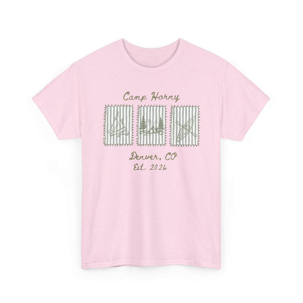 Camp Harvey Denver T‑Shirt — Retro Nature Graphic Tee