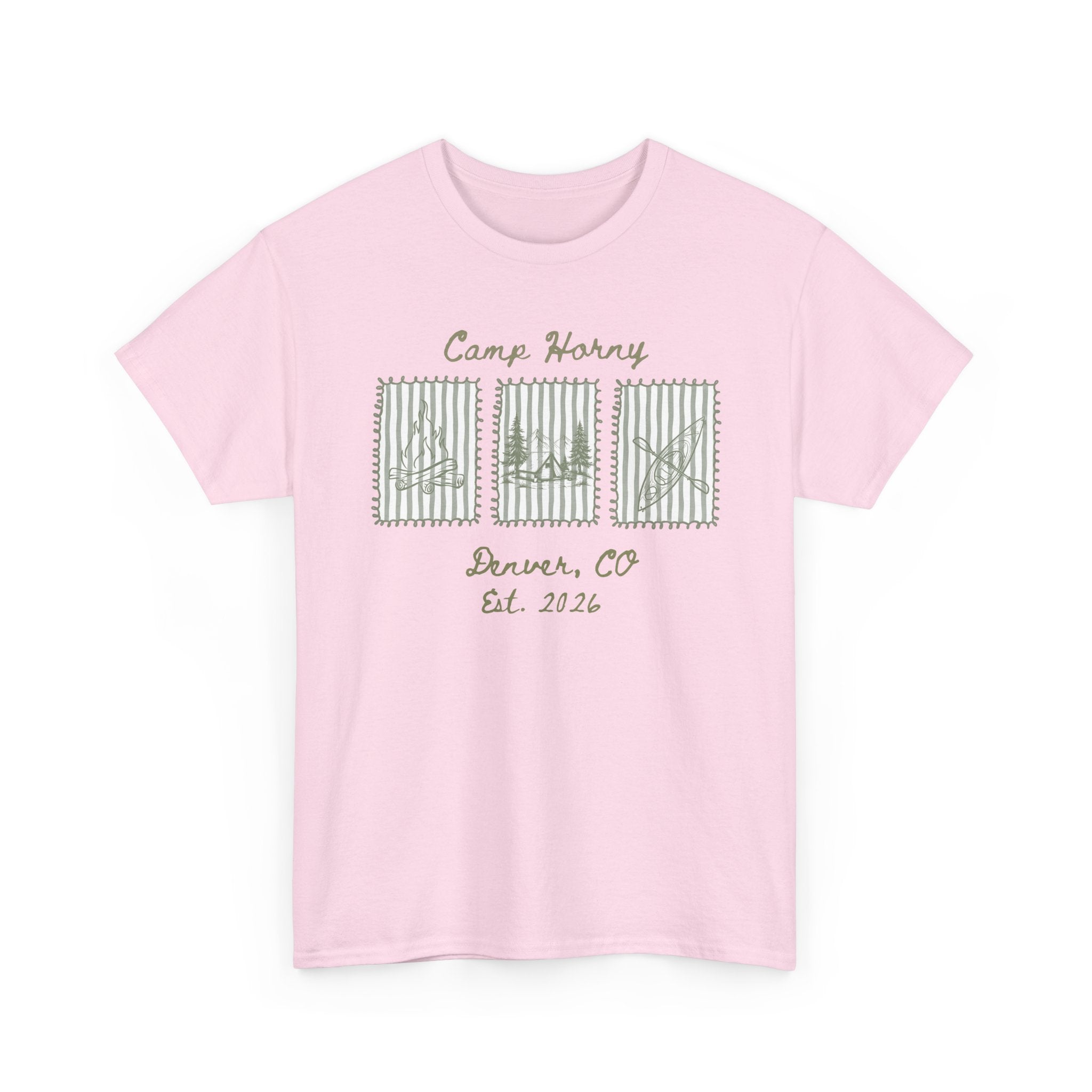 Camp Harvey Denver T‑Shirt — Retro Nature Graphic Tee
