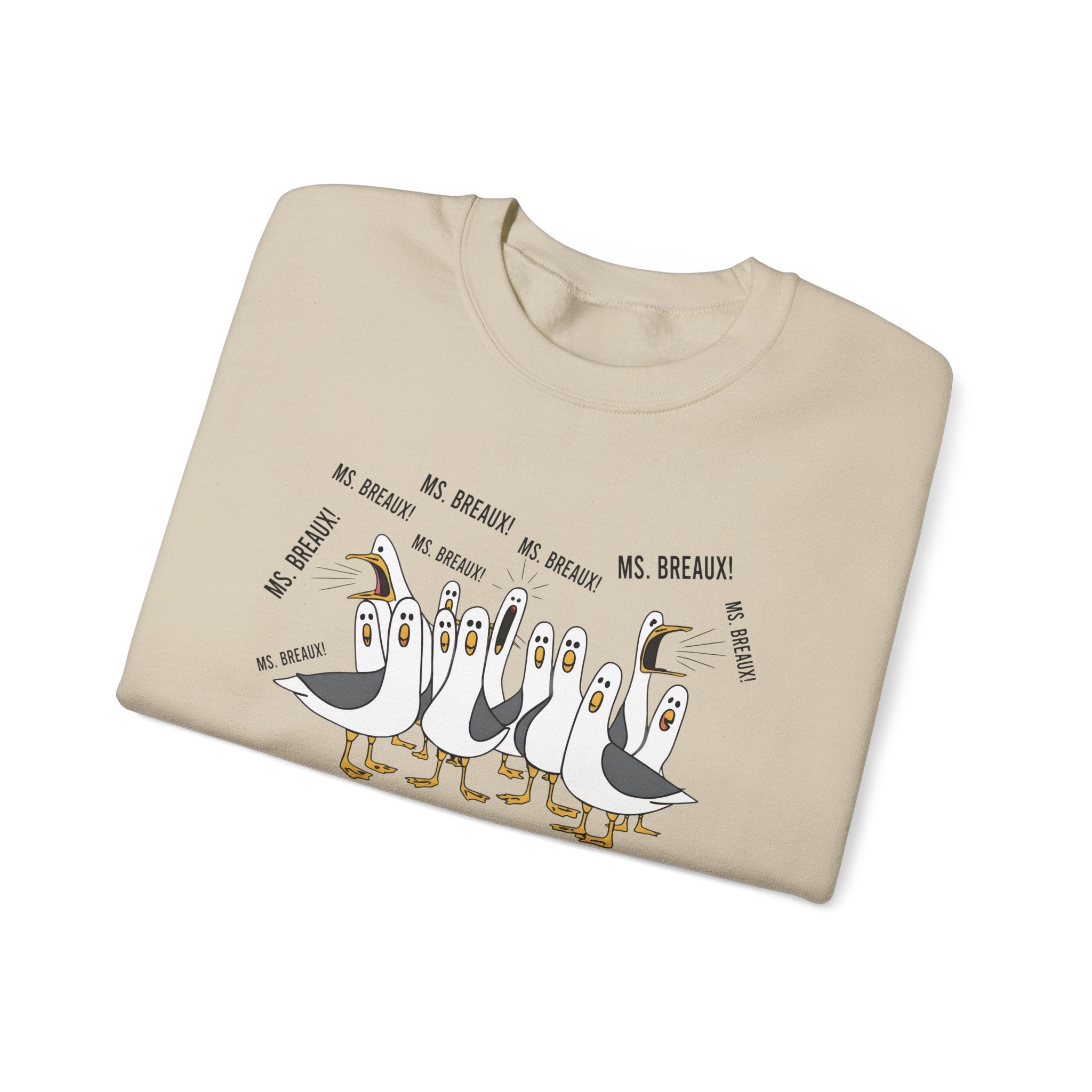 Seagull Choir 'We Bread' Funny Graphic Sweatshirt