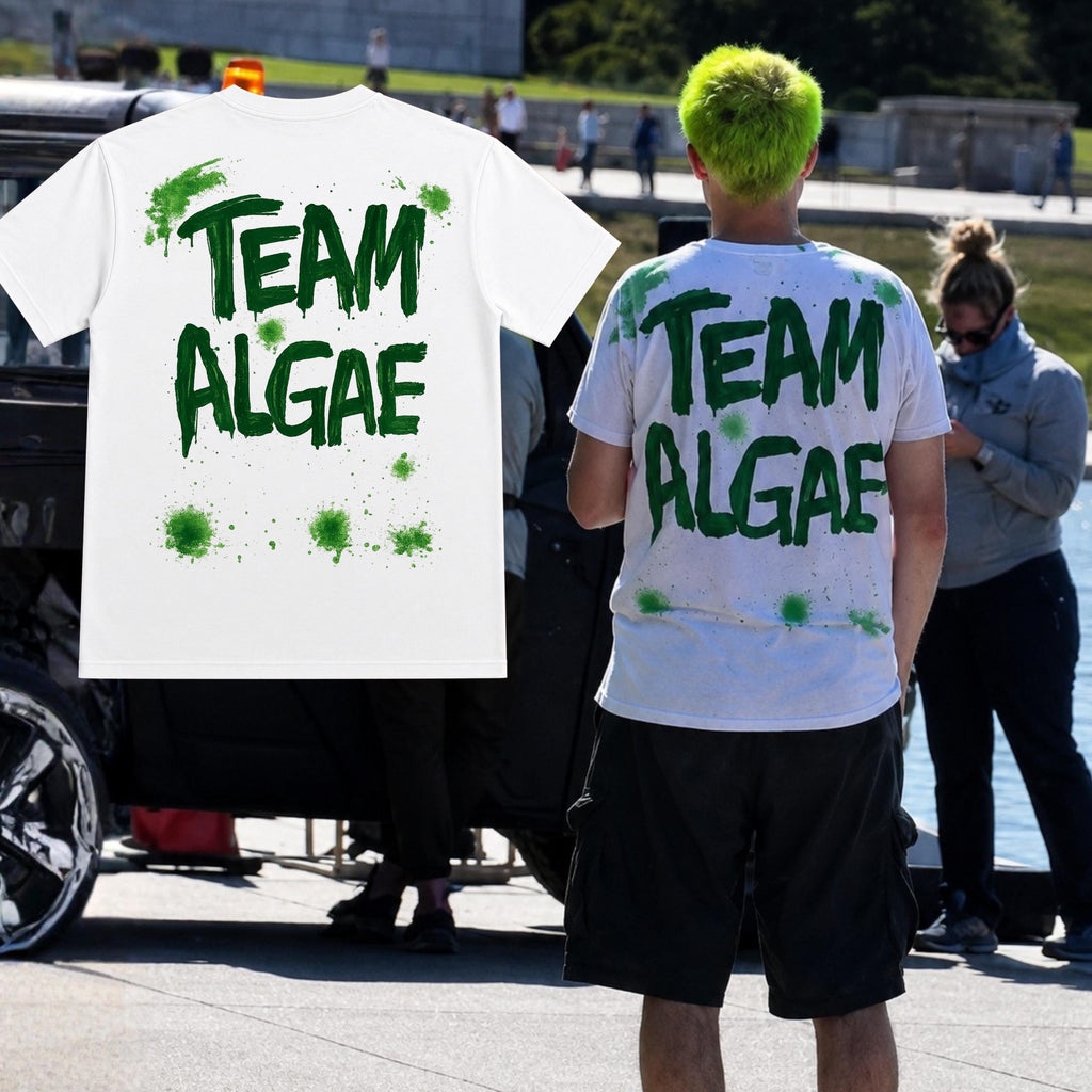 Team Algae Shirt,Reflecting Pool Protest Tee, Flag Blue Promised, Funny Political T-Shirt