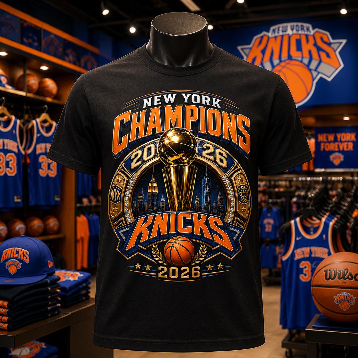 New York Basketball Champions 2026 Shirt, New York Knicks 2026 NBA Champions Shirt