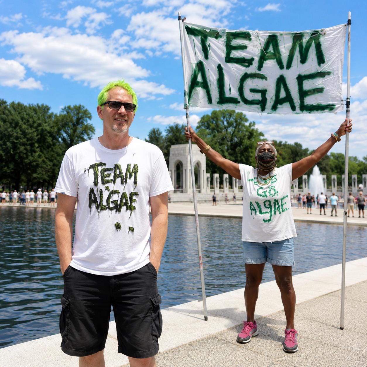 Team Algae T-Shirt, Reflecting Pond Shirt