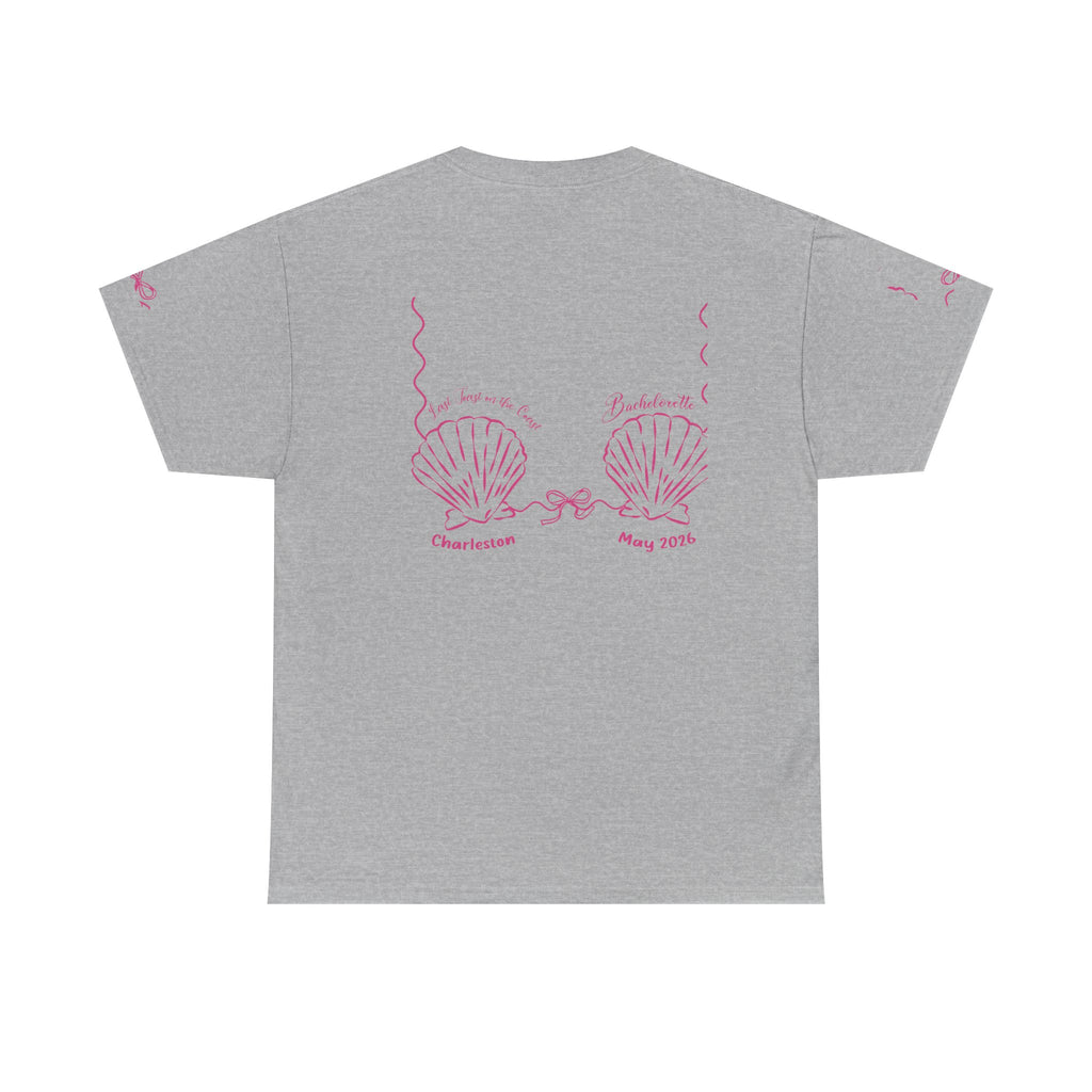 Shell Bra Graphic Tee, Charleston Bachelorette T-Shirt