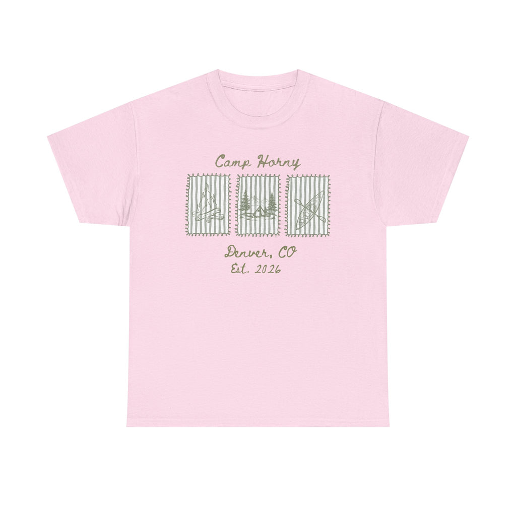 Camp Harvey Denver T‑Shirt — Retro Nature Graphic Tee