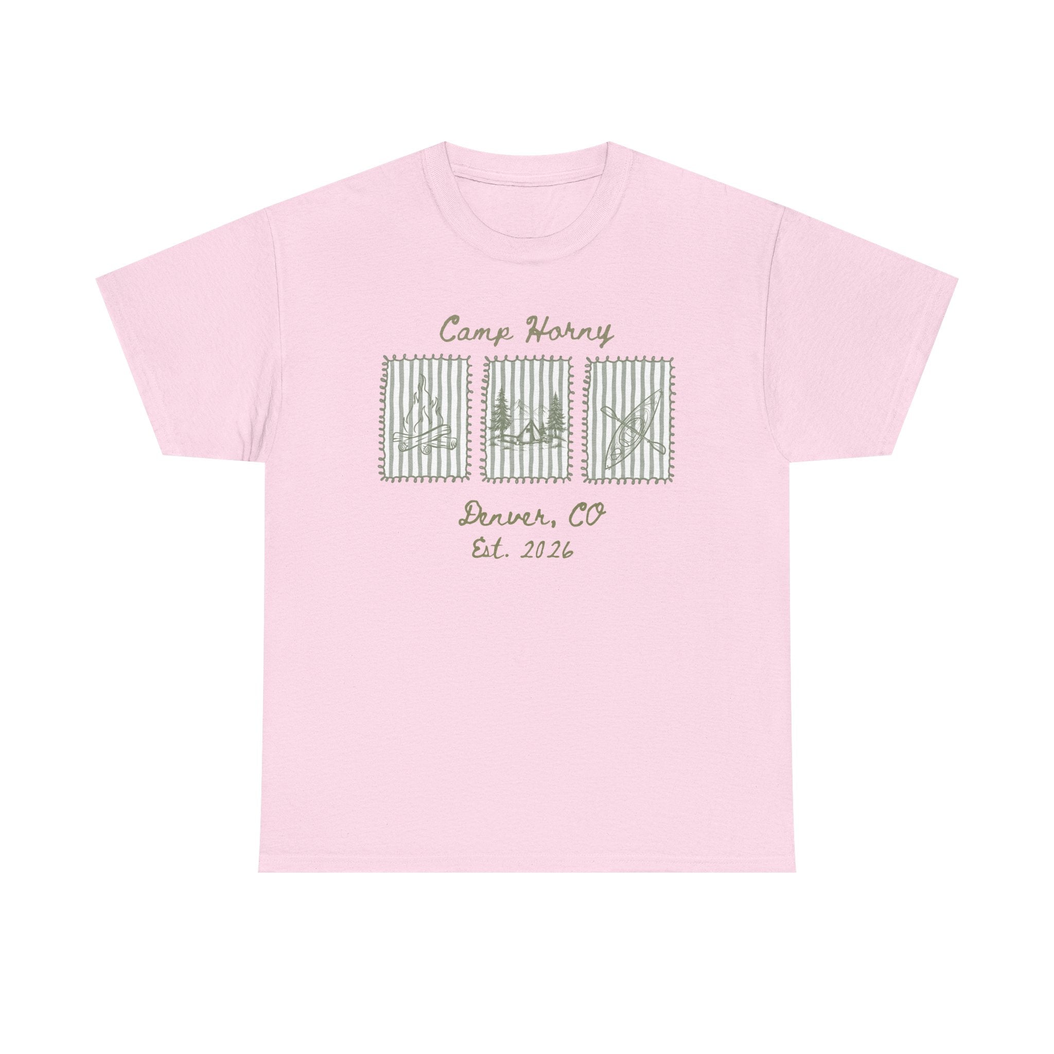 Camp Harvey Denver T‑Shirt — Retro Nature Graphic Tee
