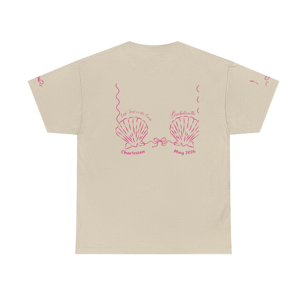 Shell Bra Graphic Tee, Charleston Bachelorette T-Shirt