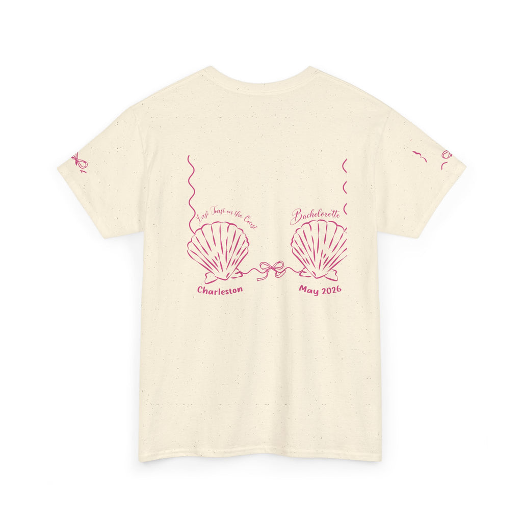 Shell Bra Graphic Tee, Charleston Bachelorette T-Shirt