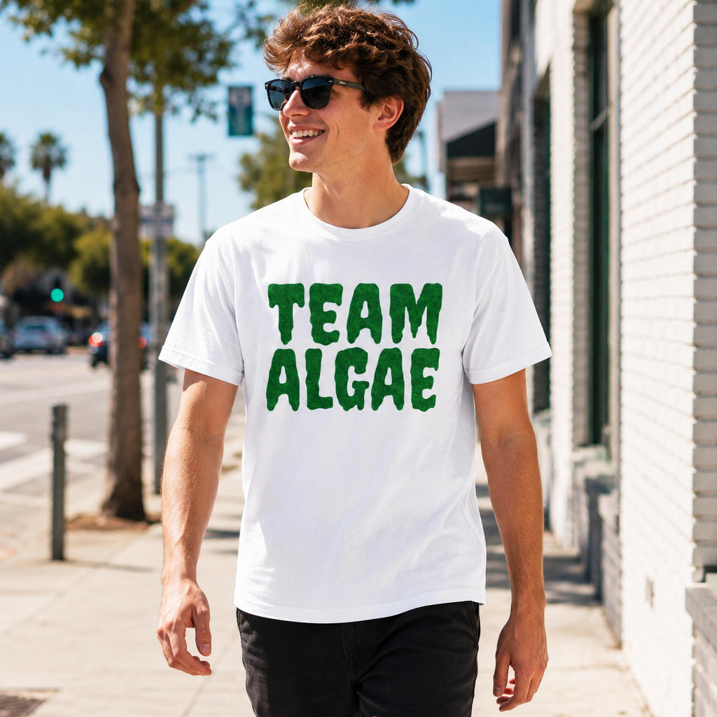 Team Algae T-Shirt, Make Algae Great Again, Funny Political Satire Tee, Lincoln Memorial Reflecting Pool