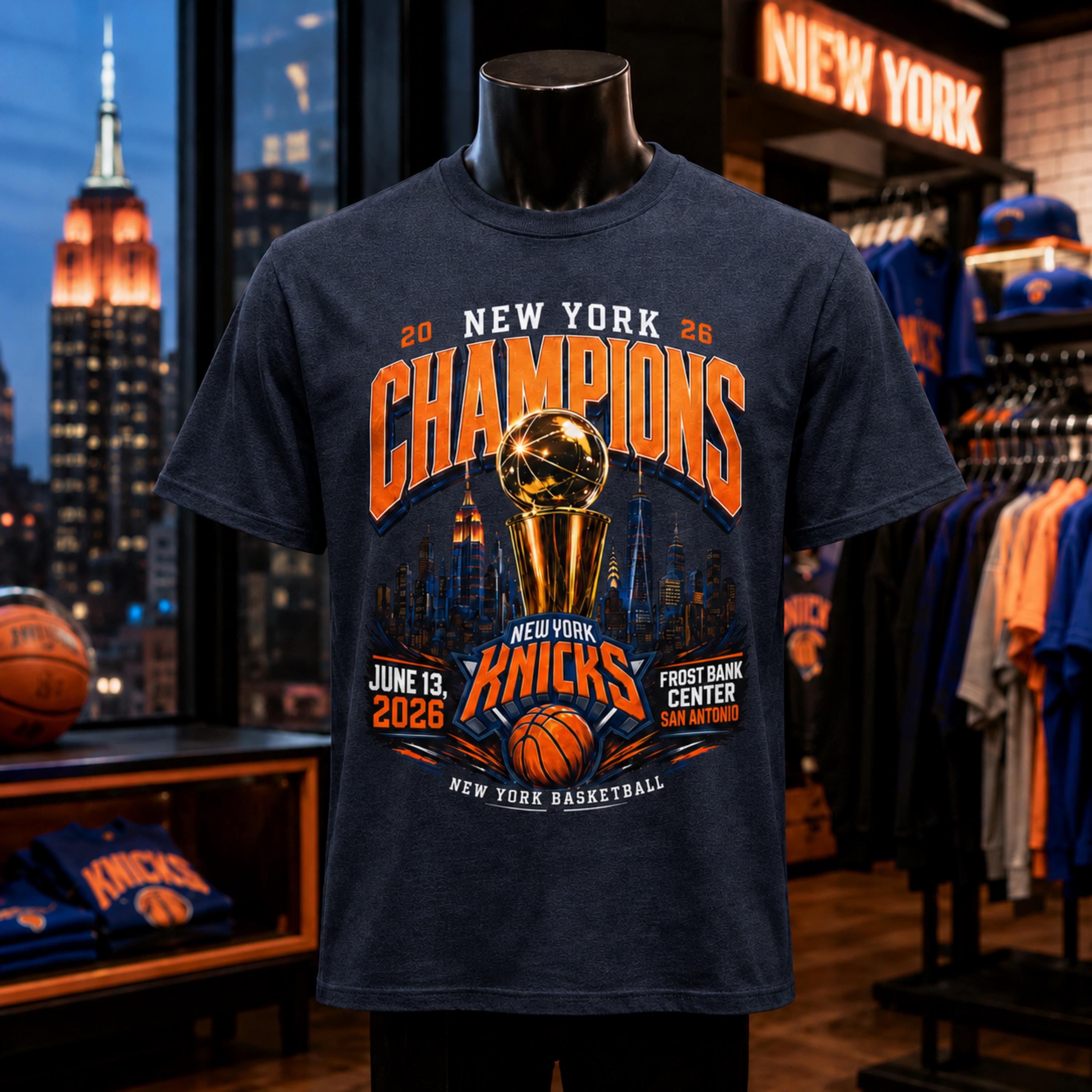 New York Basketball Champions 2026 Shirt, New York Knicks Champions Shirt