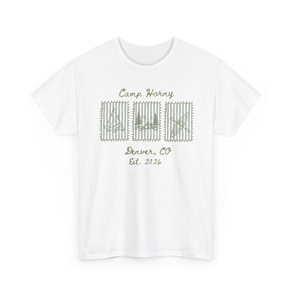 Camp Harvey Denver T‑Shirt — Retro Nature Graphic Tee