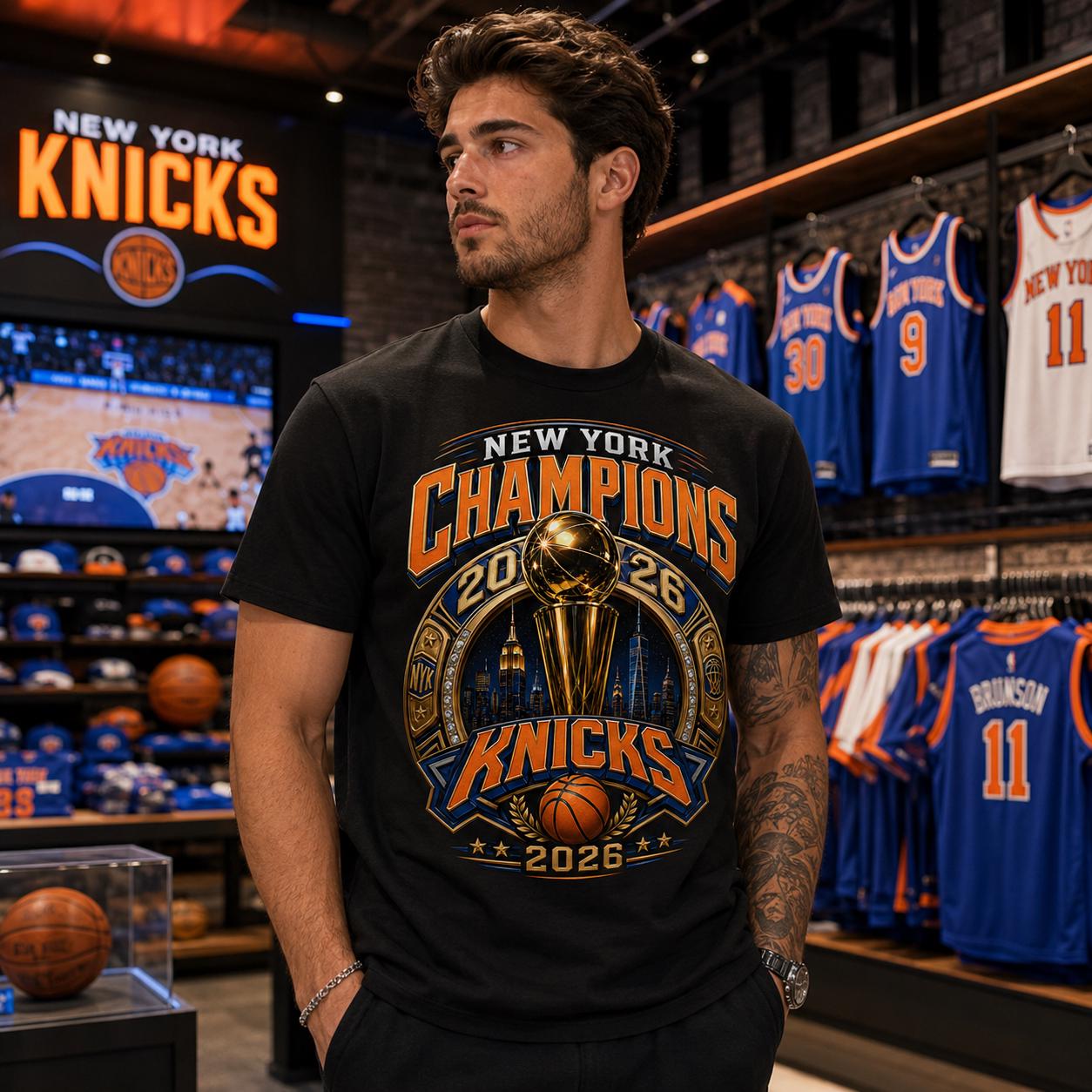 New York Basketball Champions 2026 Shirt, New York Knicks 2026 NBA Champions Shirt