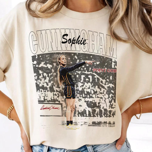 Sophie Cunningham Women Basketball Vintage Comfort Colors Shirt