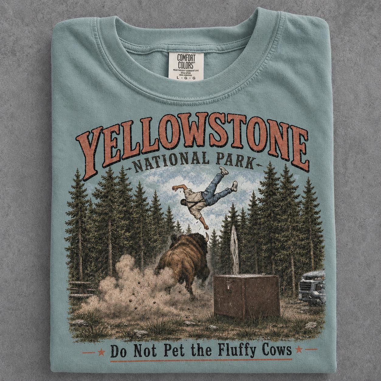 Do Not Pet The Fluffy Cows Shirt, Funny Meme Buffalo National Park Shirt