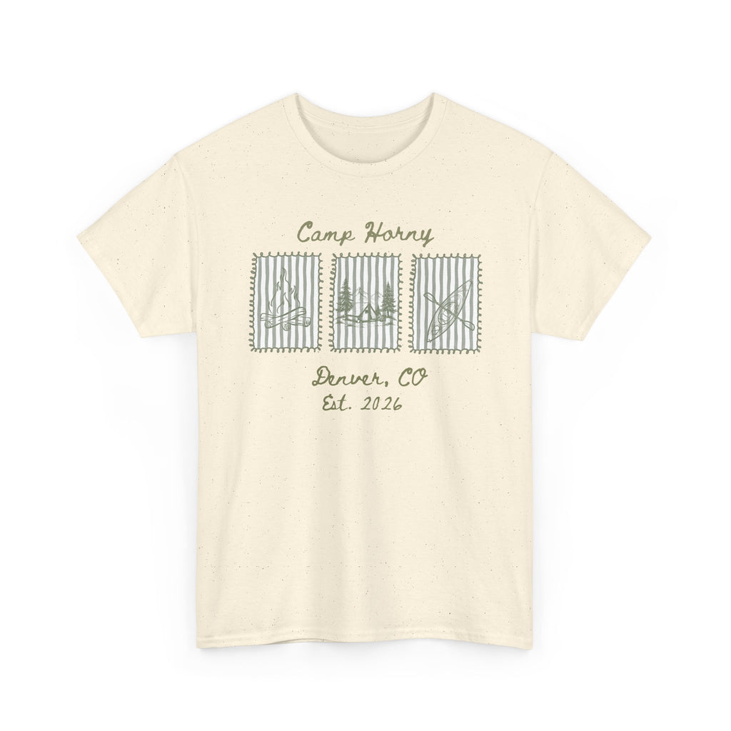 Camp Harvey Denver T‑Shirt — Retro Nature Graphic Tee