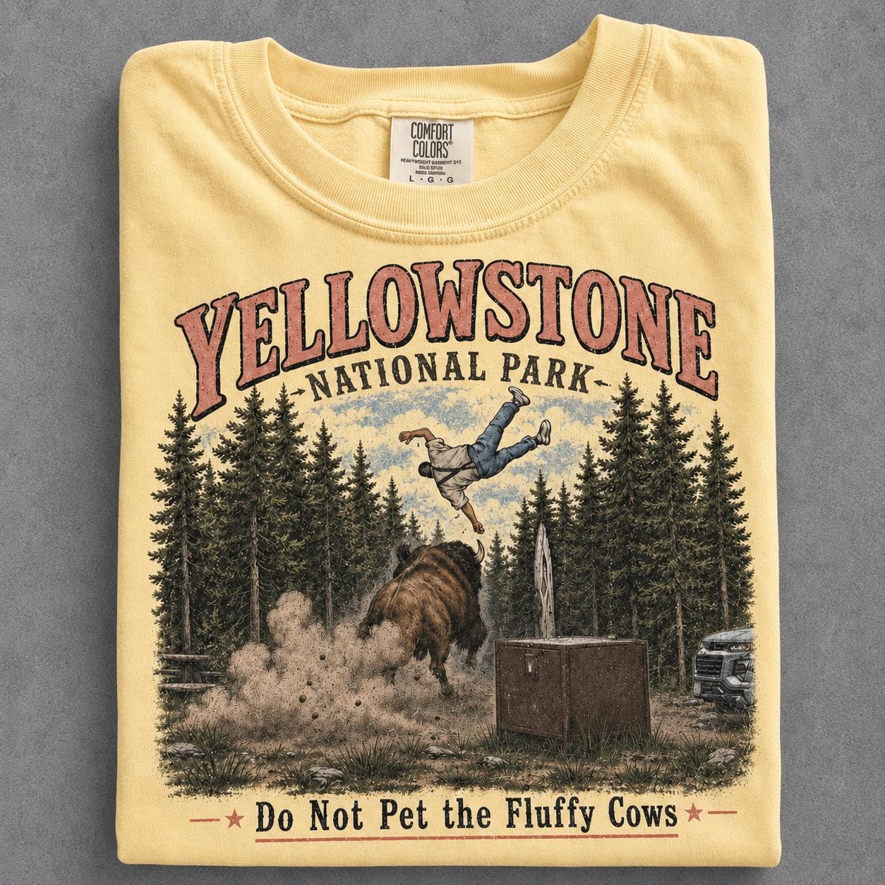 Do Not Pet The Fluffy Cows Shirt, Funny Meme Buffalo National Park Shirt