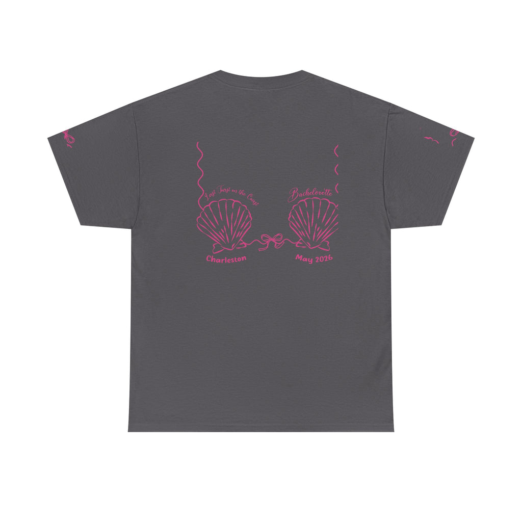 Shell Bra Graphic Tee, Charleston Bachelorette T-Shirt