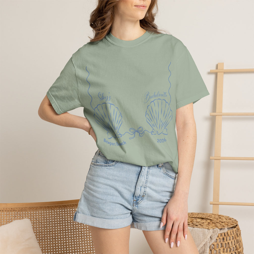 Seashell Graphic T-Shirt, Newport Beach 2026 Coastal Tee