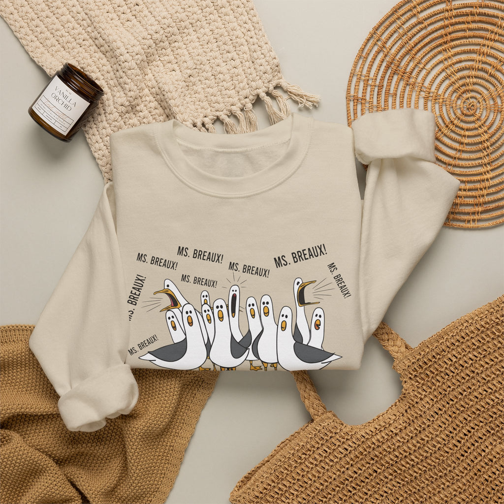 Seagull Choir 'We Bread' Funny Graphic Sweatshirt