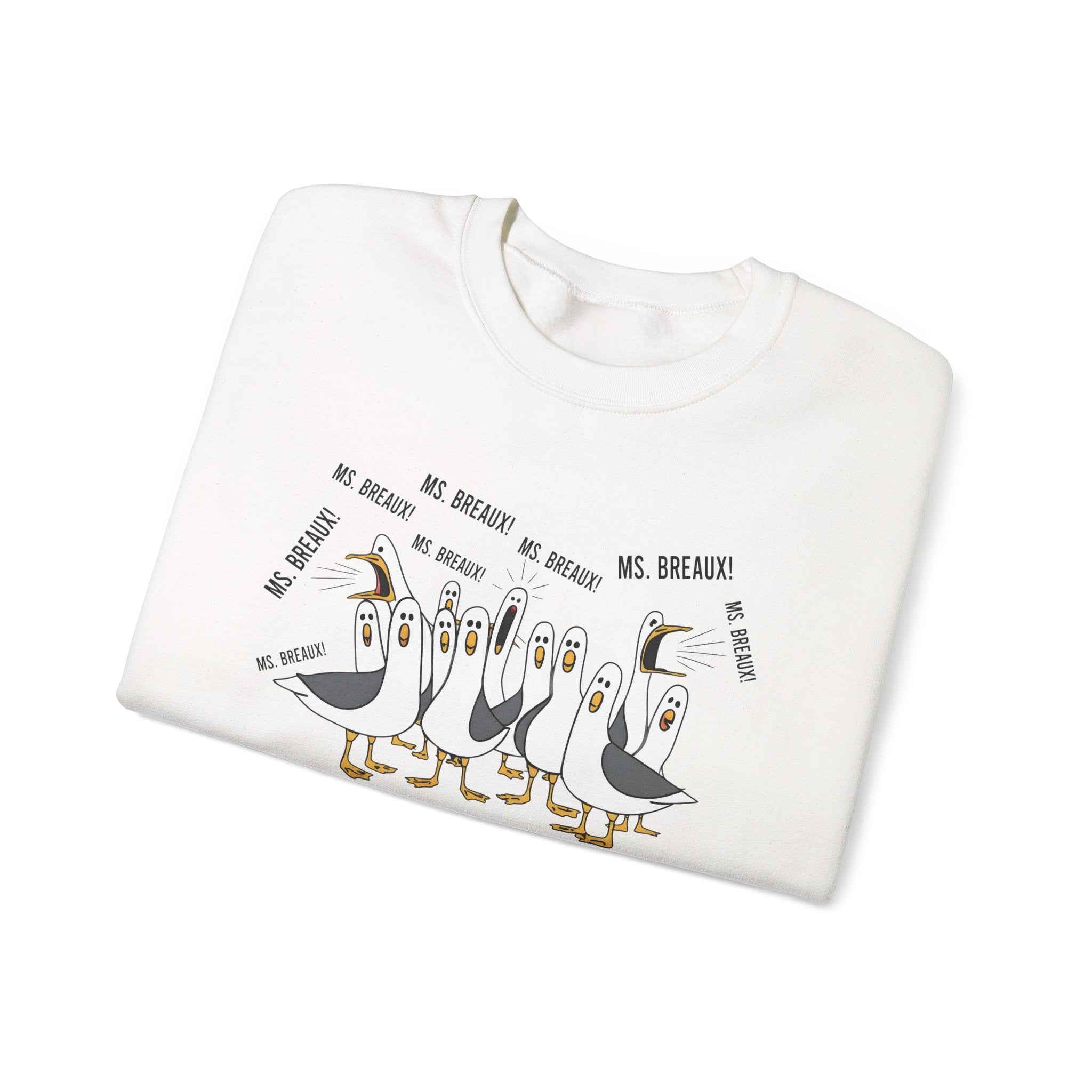 Seagull Choir 'We Bread' Funny Graphic Sweatshirt