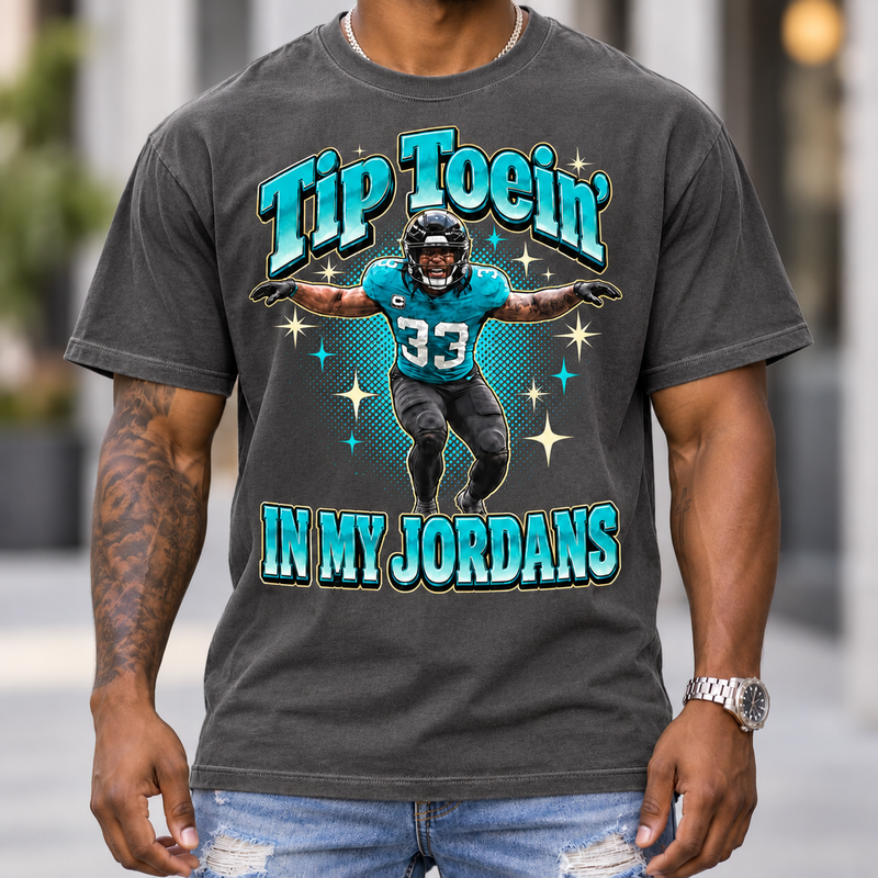 Tip Toein’ in my Jawwdinz Shirt