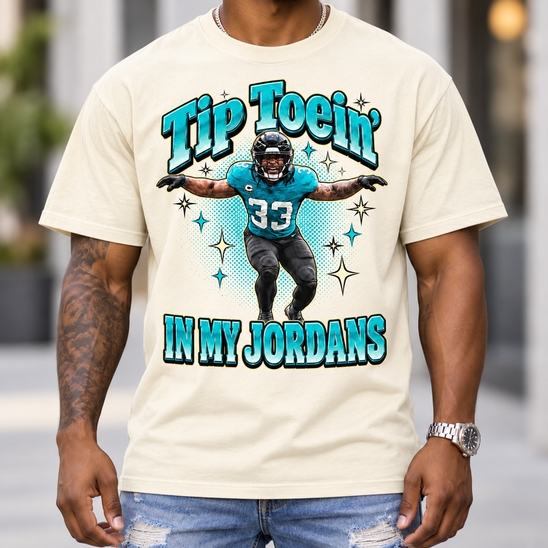 Tip Toein’ in my Jawwdinz Shirt