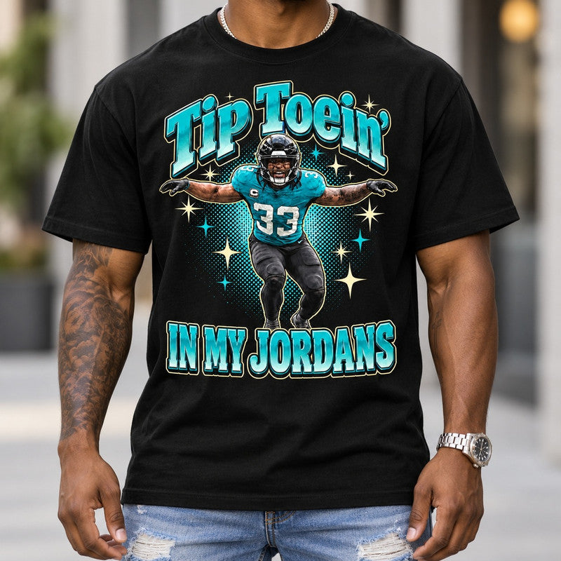 Tip Toein’ in my Jawwdinz Shirt