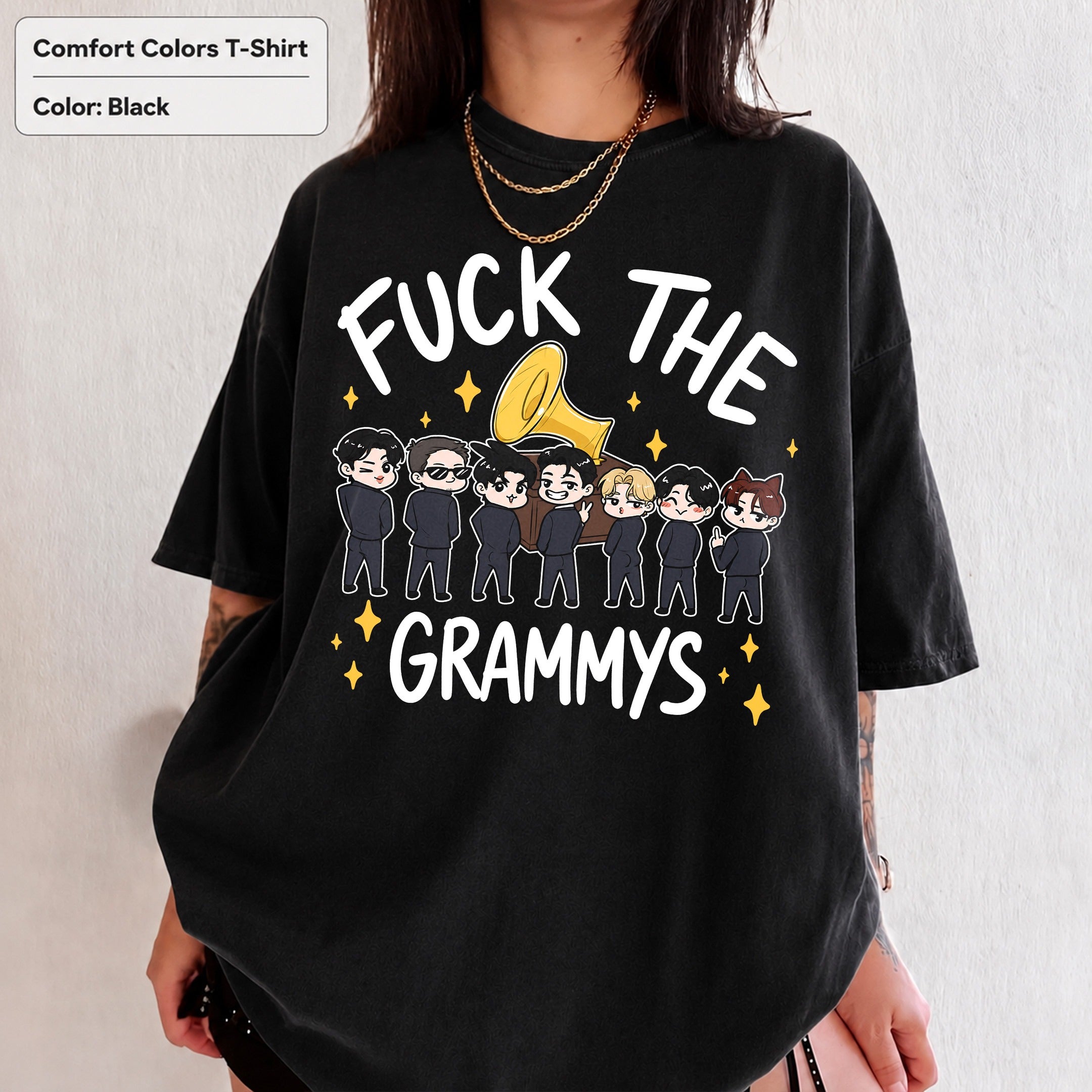 Funny BTS Don't Need Grammys KPOP T-Shirt, Gift for Fans